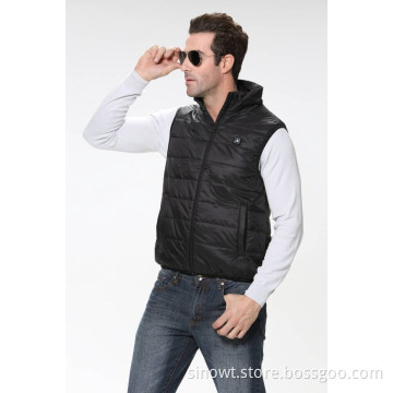 Sleeveless Winter Jackets with Battery Heating Function